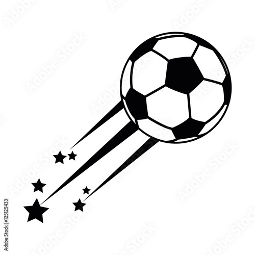 balloon soccer isolated icon vector illustration design