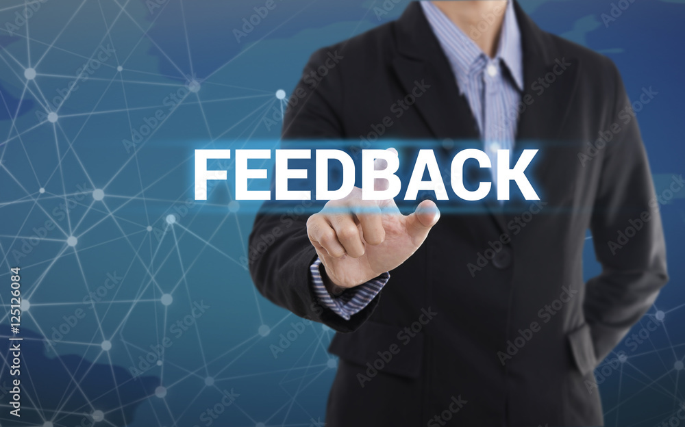 Businessman hand pressing button feedback. sign on virtual screen.business concept. Businessman hand pressing button feedback. sign on virtual screen.business concept.