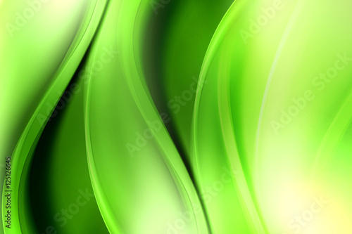 Exclusive Abstract Green Wave Design Background