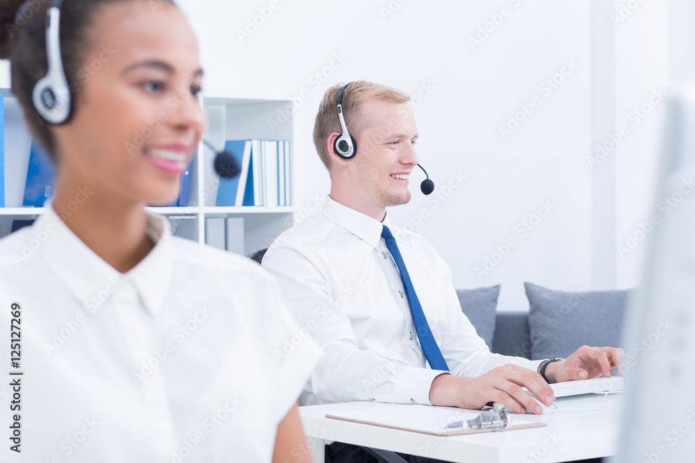 Customer service workers Customer service workers