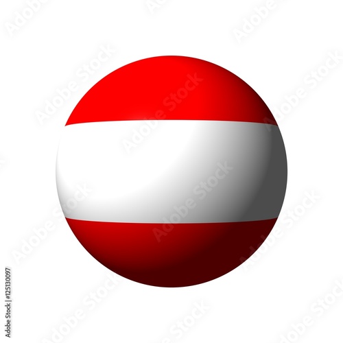 Sphere with flag of Austria Free Download Sphere with flag of Austria - GFXLoad