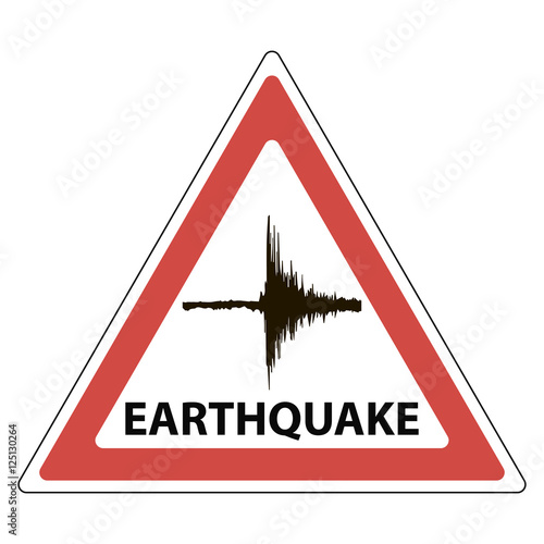 triangle sign seismology meaning, the tremors of the earthquake