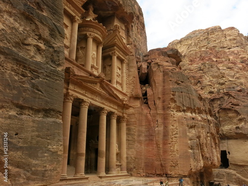 Khazne al-Firaun - das Schatzhaus des Pharao in Petra