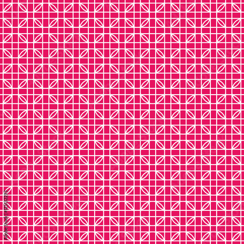 Weaving pink pattern, Seamless vector illustration, hot pink