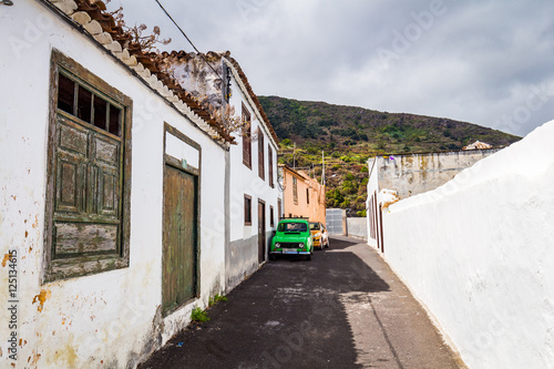 A street scene in Icod de los Vinos, Tenerife, Canary islands