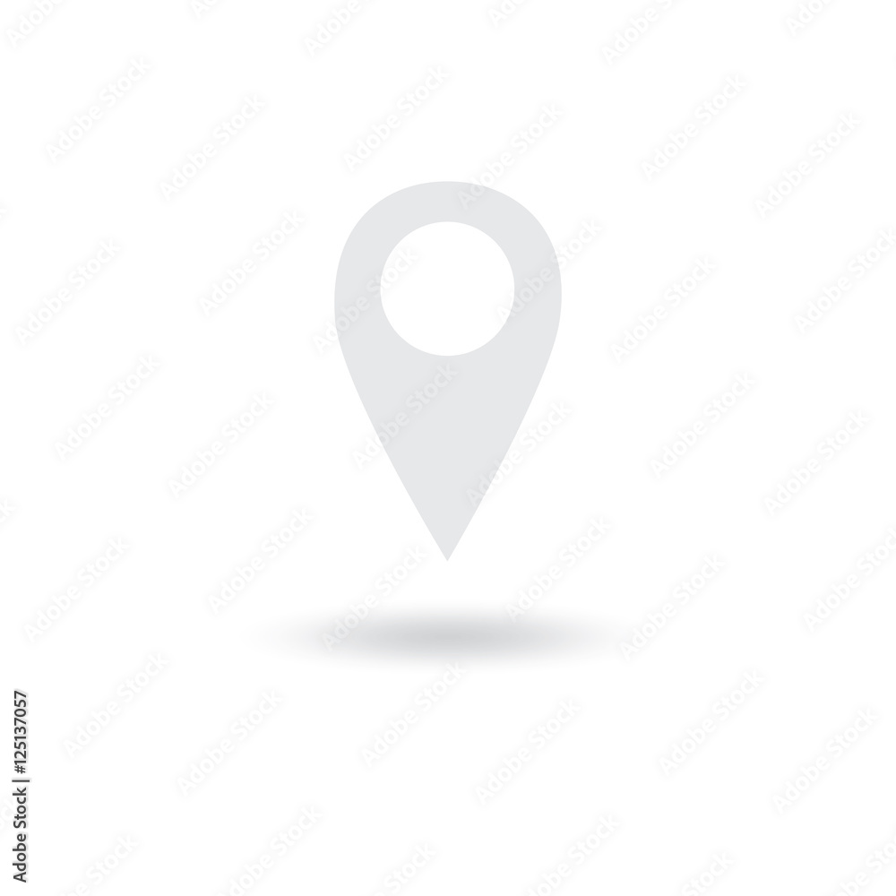 pin icon vector isolated on white background for your design, logo, application, UI. pin icon vector isolated on white background for your design, logo, application, UI.