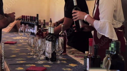 Wine tasting at the winery in Chianti region
