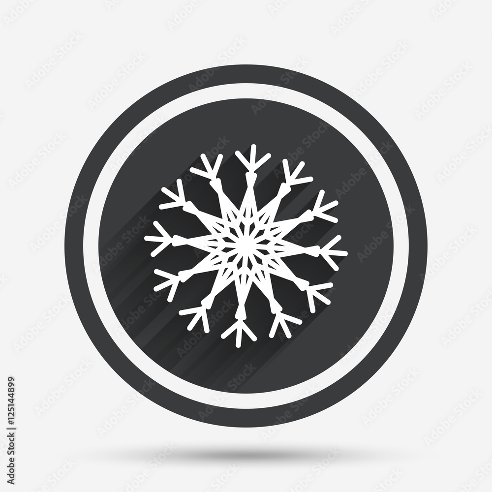 Snowflake artistic sign icon. Air conditioning. Snowflake artistic sign icon. Air conditioning.