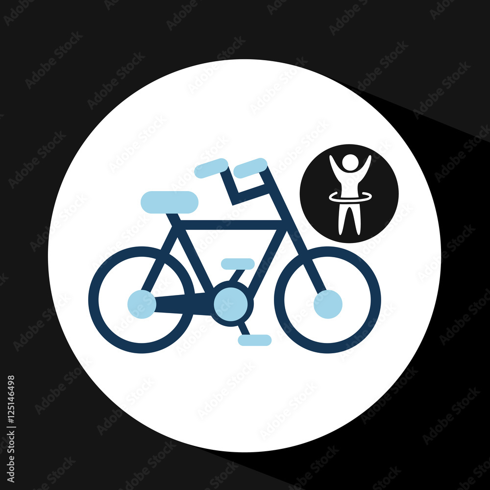 man hand up silhouette with bycicle icon design vector illustration eps 10 man hand up silhouette with bycicle icon design vector illustration eps 10