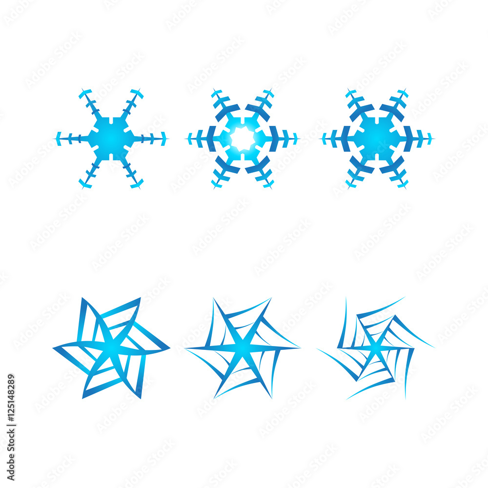 winter vector illustration snowflakes winter vector illustration snowflakes