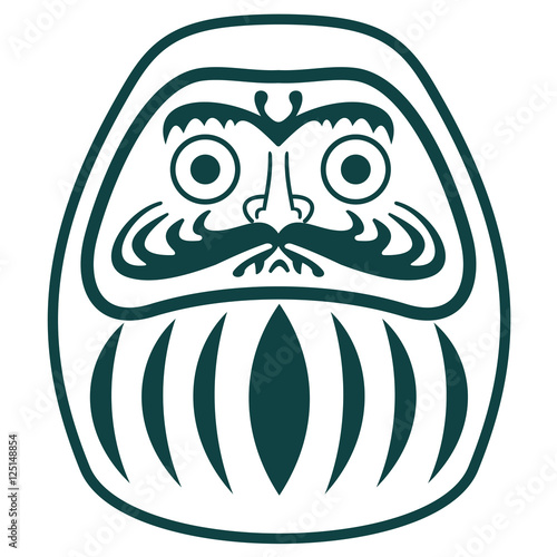 Vector illustration daruma