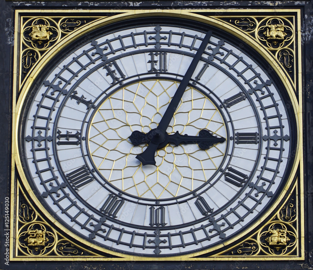 Big Ben detail clock, London, United Kingdom Big Ben detail clock, London, United Kingdom