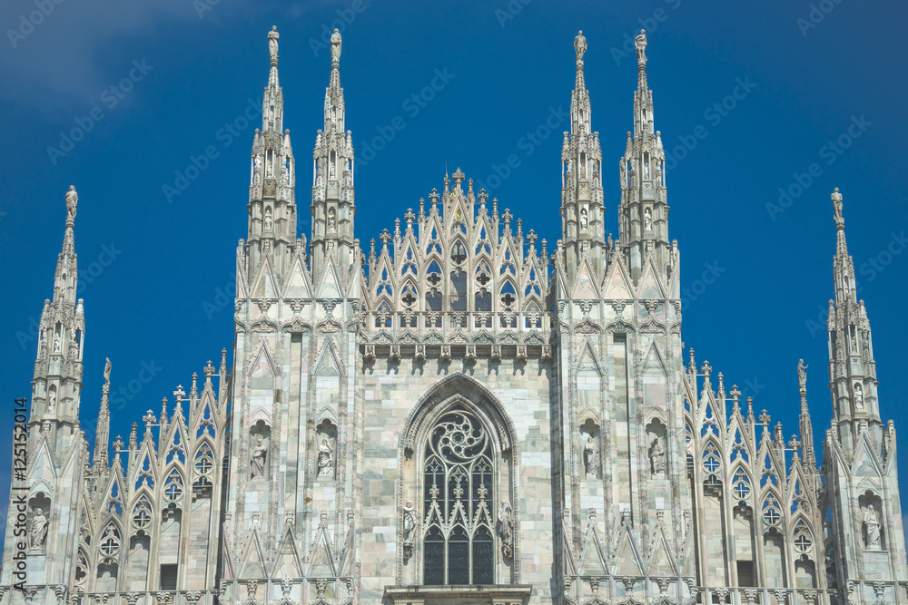 Fototapeta premium Duomo di Milano, Cathedral of Milano, Italy