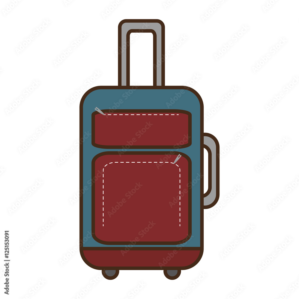 suitcase travel isolated icon vector illustration design suitcase travel isolated icon vector illustration design