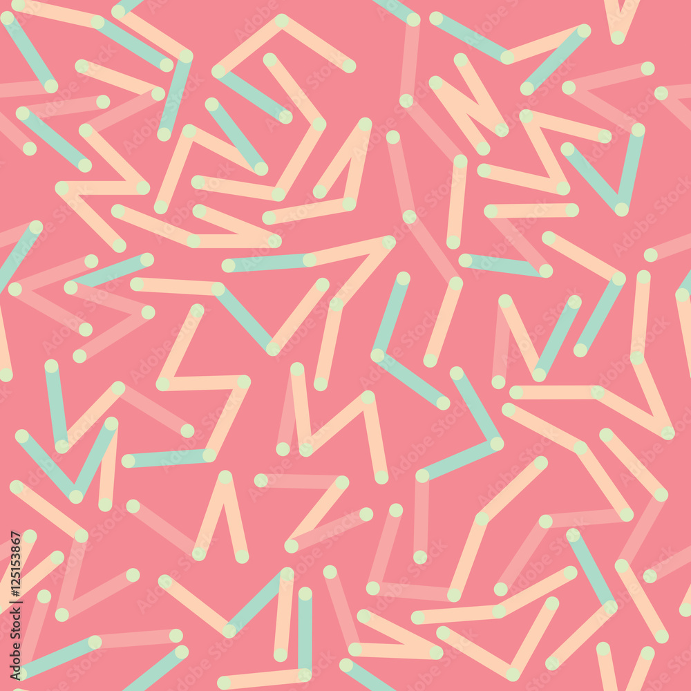 Abstract vector seamless pattern. Lines and dots. Abstract vector seamless pattern. Lines and dots.