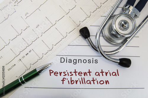 Εκτύπωση καμβά Diagnosis of Persistent atrial fibrillation