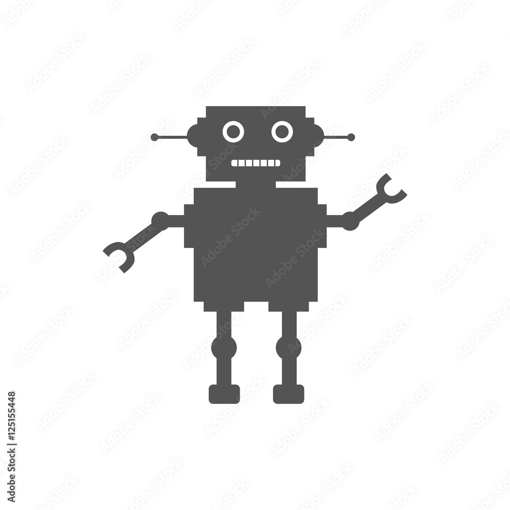 Robot Icon Illustration Robot Icon Illustration