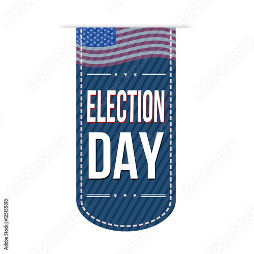 Election Day banner design