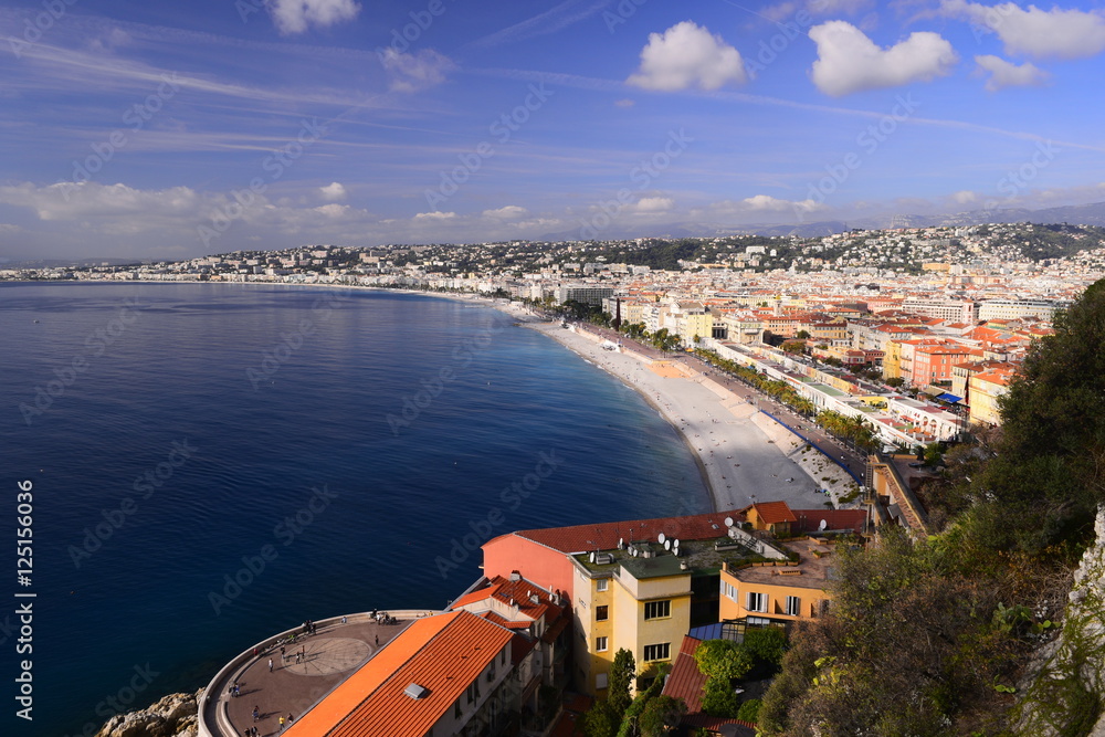 Fototapeta premium mer d'azur à Nice