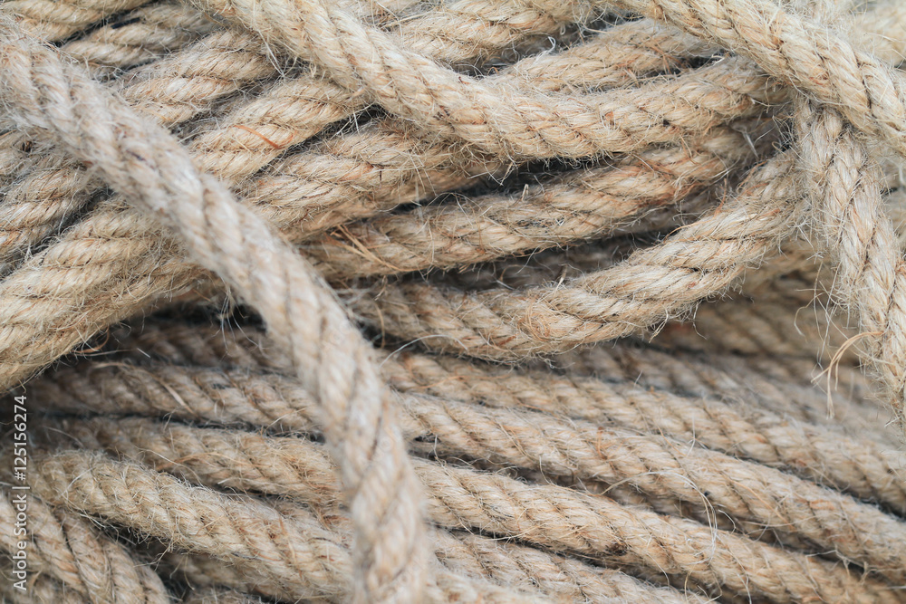 Ship Rope texture background.