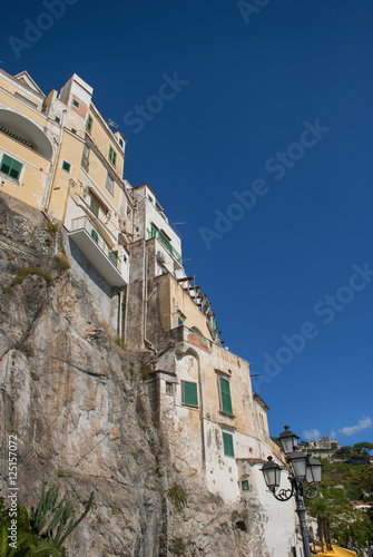 Typical houses from Amalfi coast  Italy