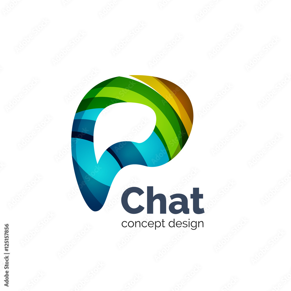 Business vector logo template - chat cloud Business vector logo template - chat cloud