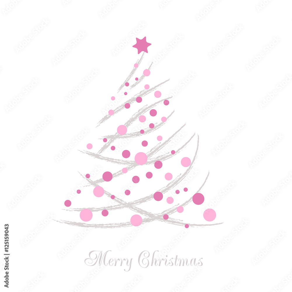 Vector illustration abstract Christmas Tree Vector illustration abstract Christmas Tree