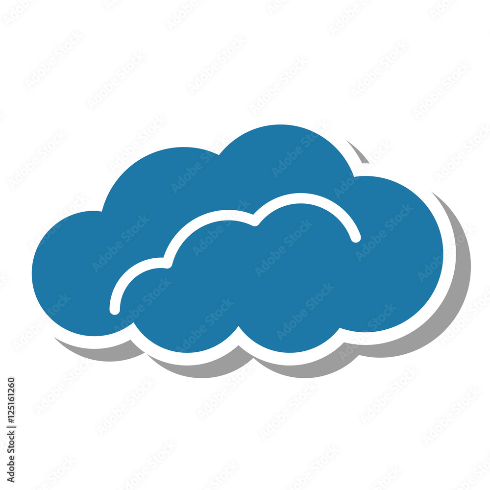 cloud silhouette isolated icon vector illustration design cloud silhouette isolated icon vector illustration design