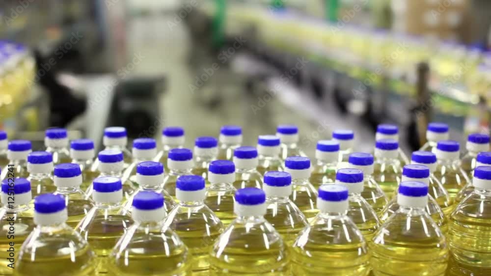 Sunflower oil factory,automated filling line Sunflower oil factory,automated filling line