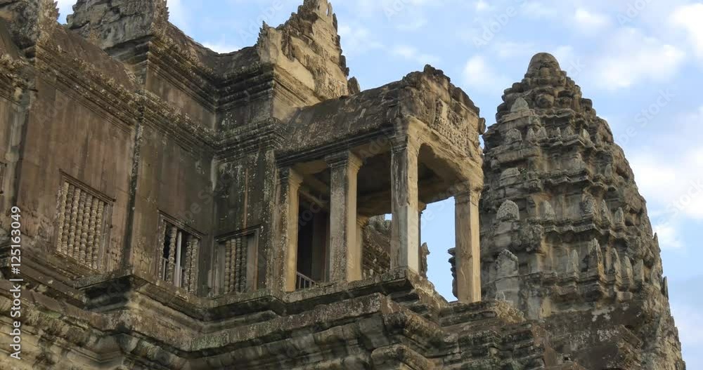 Tourist travel landmark of Angkor Wat Cambodia ancient civilization temple Tourist travel landmark of Angkor Wat Cambodia ancient civilization temple