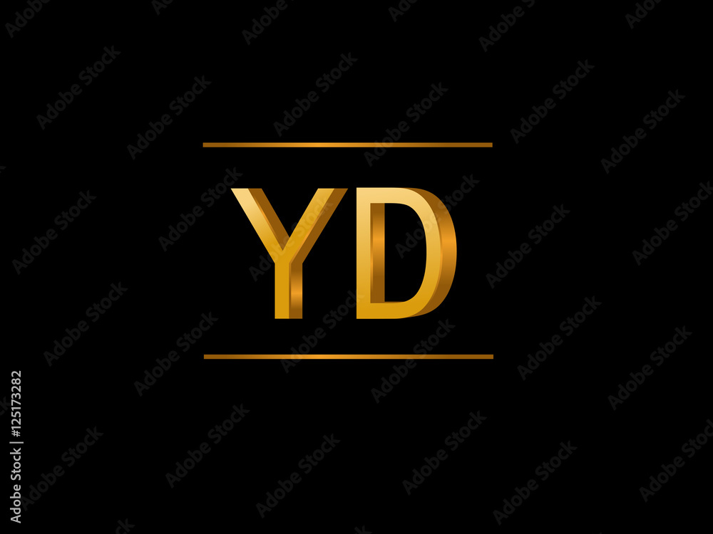 YD Initial Logo for your startup venture YD Initial Logo for your startup venture