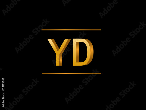 YD Initial Logo for your startup venture