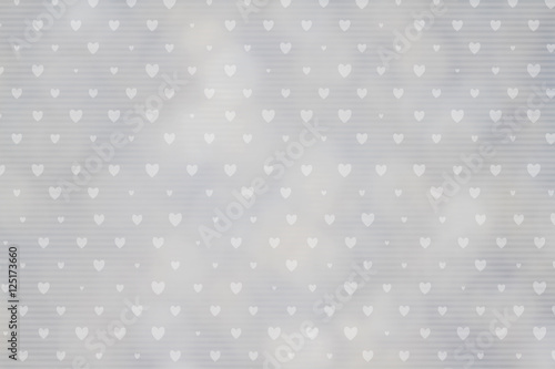 White Heart seamless patterns