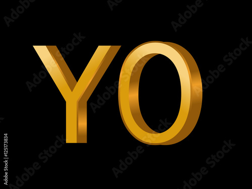 YO Initial Logo for your startup venture