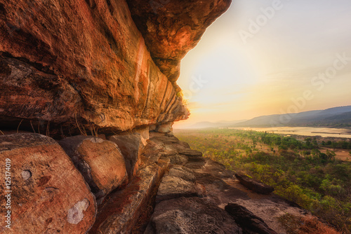 Pha Taem Cliff National Park in Thailand