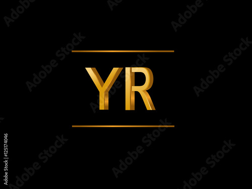YR Initial Logo for your startup venture