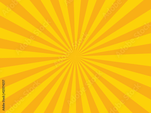 Sunburst rays retro background vector