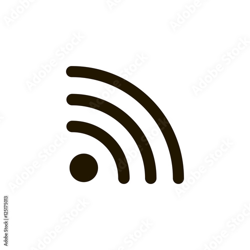 Wi fi , wireless connection icon vector

