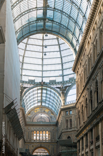 NAPLES  ITALY - January 22  2016   Street view of old town in Na