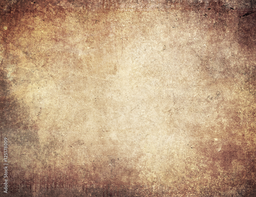 Naklejka premium Brown grungy wall