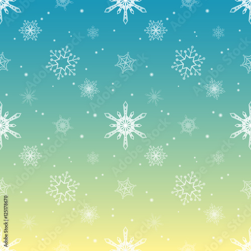 snowflake gradient tropical sky colour background, christmas pattern tint layer wallpaper