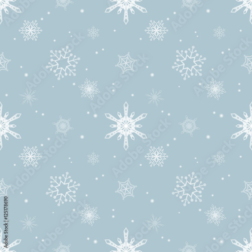 snowflake pastel blue colour background, christmas pattern tint layer wallpaper