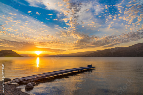 Okanagan Lake at Sunrise photo