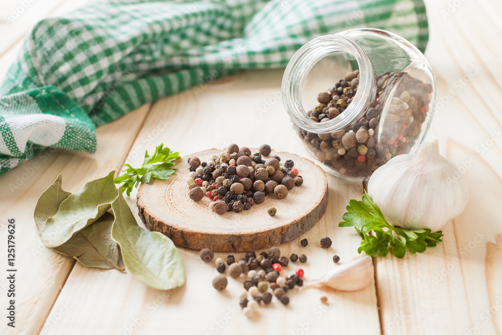 spices on a table, selective focus spices on a table, selective focus