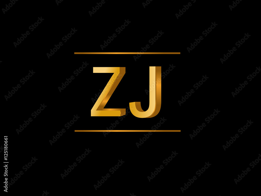 ZJ Initial Logo for your startup venture ZJ Initial Logo for your startup venture
