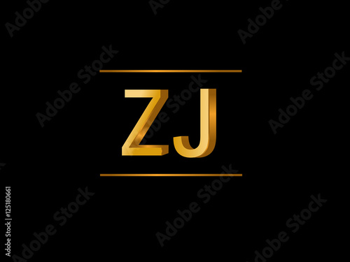 ZJ Initial Logo for your startup venture