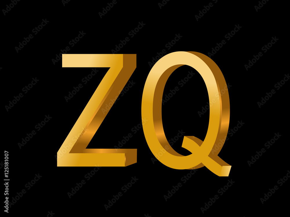 ZQ Initial Logo for your startup venture ZQ Initial Logo for your startup venture