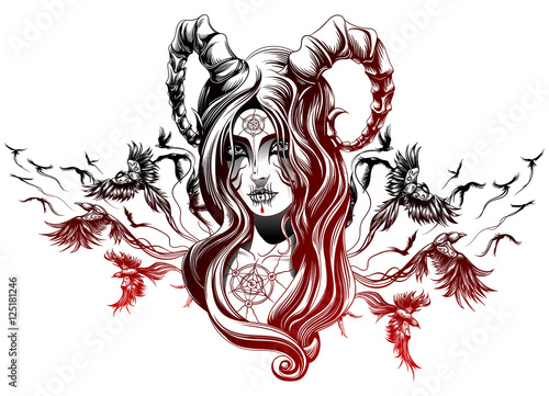 a demon girl