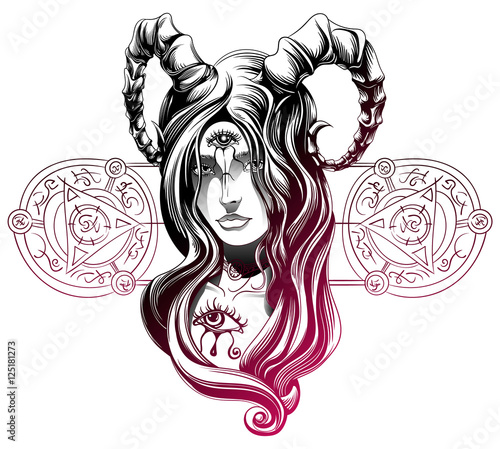a demon girl