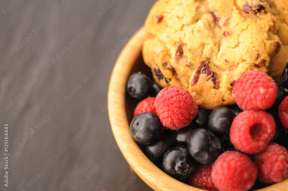 cookies raspberries and blueberries cookies raspberries and blueberries